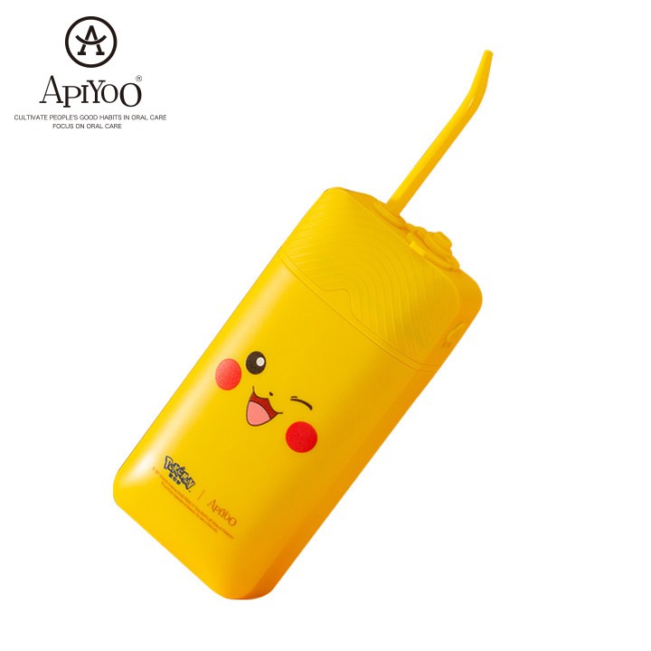 Máy tăm nước APIYOO X6-PKQ hình Pikachu 3 tốc độ cho răng miệng
