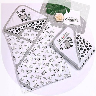 Chăn ủ cotton little duck cho bé