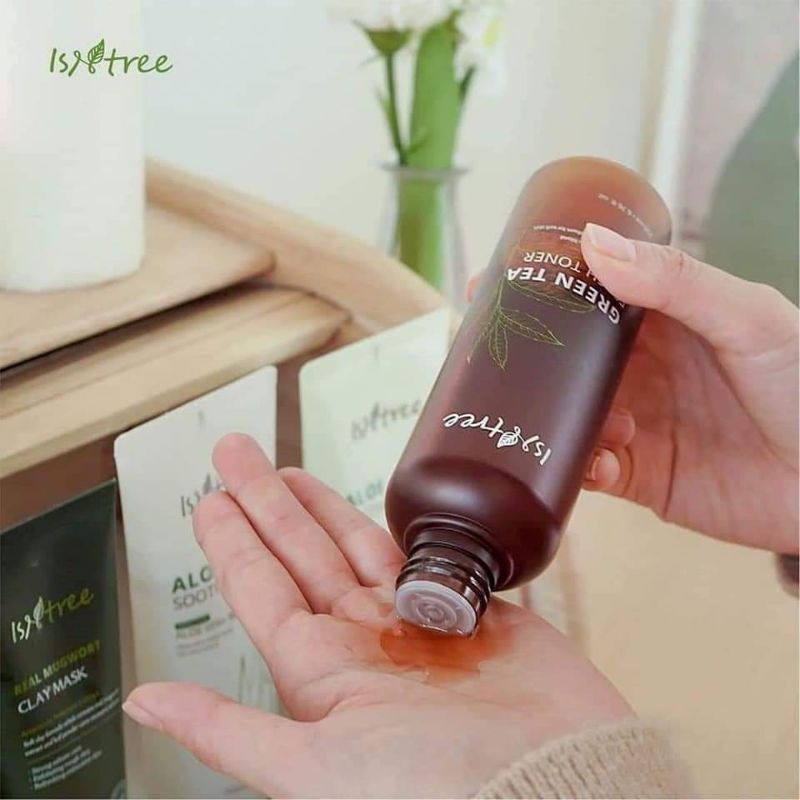 Nước Cân Bằng ISNTREE Green Tea Fresh Toner Phục Hồi Da Chiết Xuất Trà Xanh 200ml