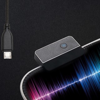 Large Colorful LED Lighting Keyboard Mat Gaming Mouse Pad For Computer