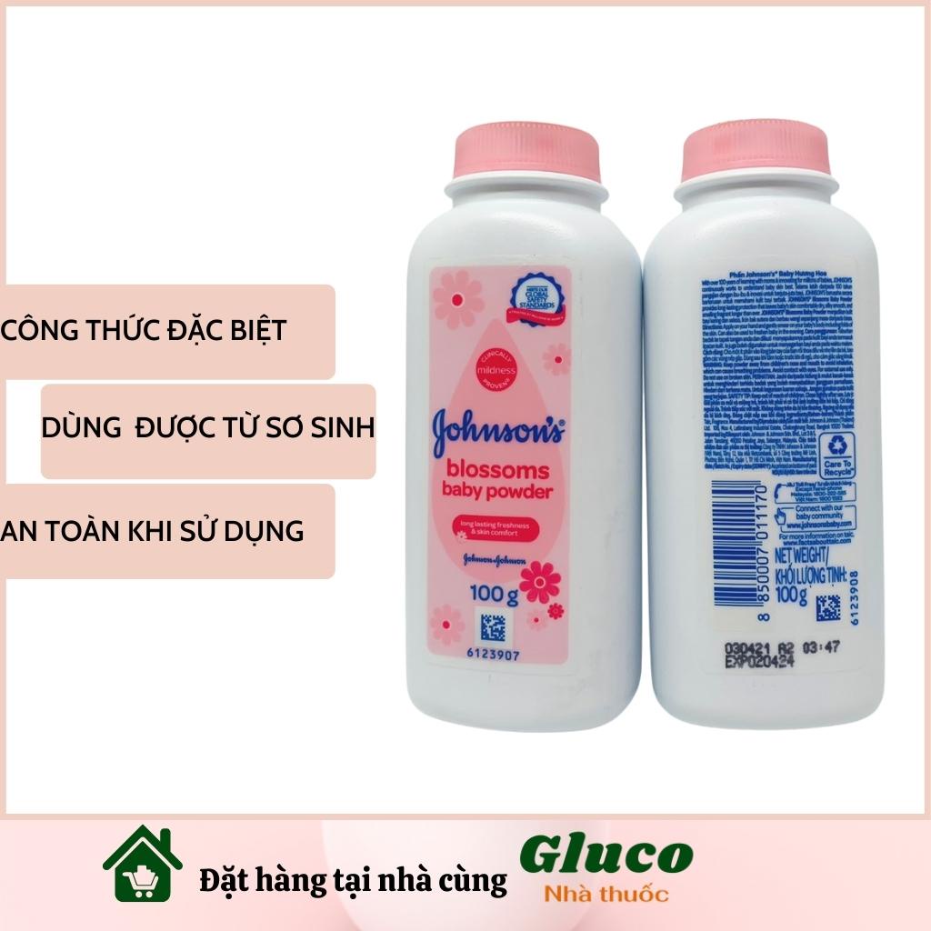 Phấn rôm thơm chống bết tóc Johnson baby chống hăm em bé GLU1703