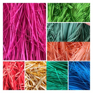 (New) GIẤY CẮT SỢI LÓT HỘP QUÀ - CÁC SẮC MÀU MÙA LỄ HỘI (50gr)