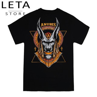 Áo Phông Nam In Hình 3D Anubis Ai Cập Cổ Đại - HE02