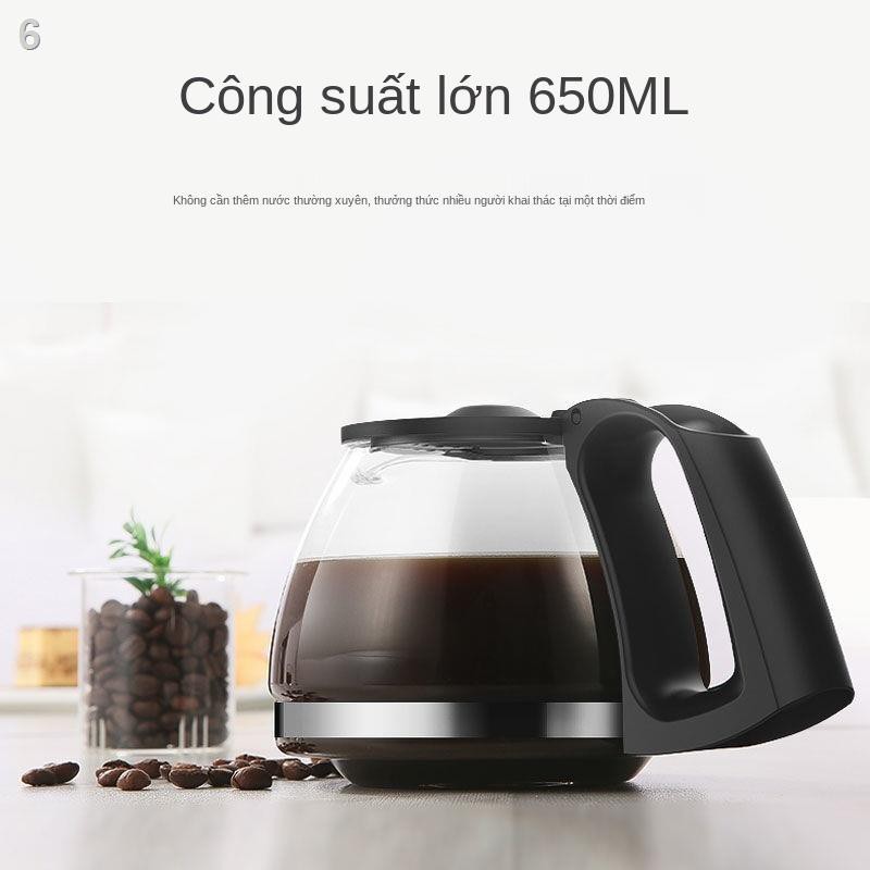 Máy pha cà phê Midea gia đình ấm mini nhỏ gọn giọt của Mỹ KFD101