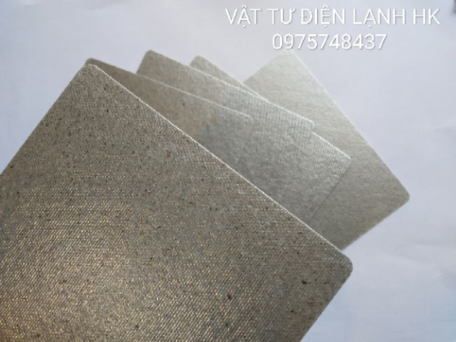 Tấm chắn lò vi sóng 10x12cm - Bạc chắn sóng Lvs