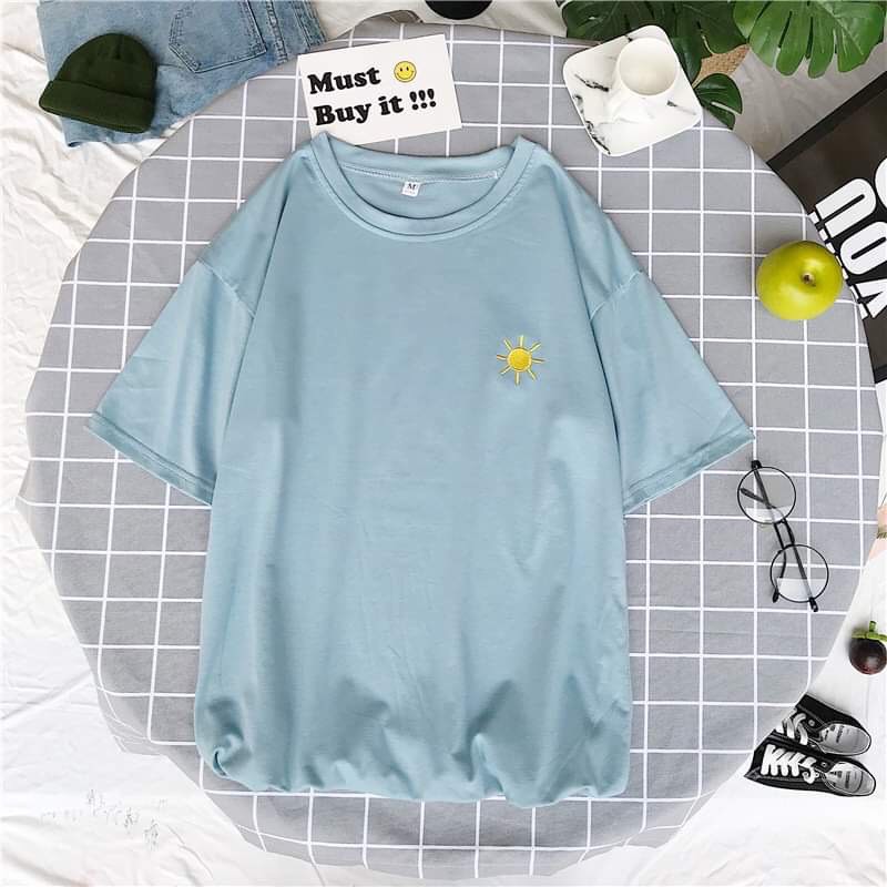 Áo thun tay lỡ Unisex THỜI TIẾT form rộng Freesize dành cho nam nữ Molly Fashion