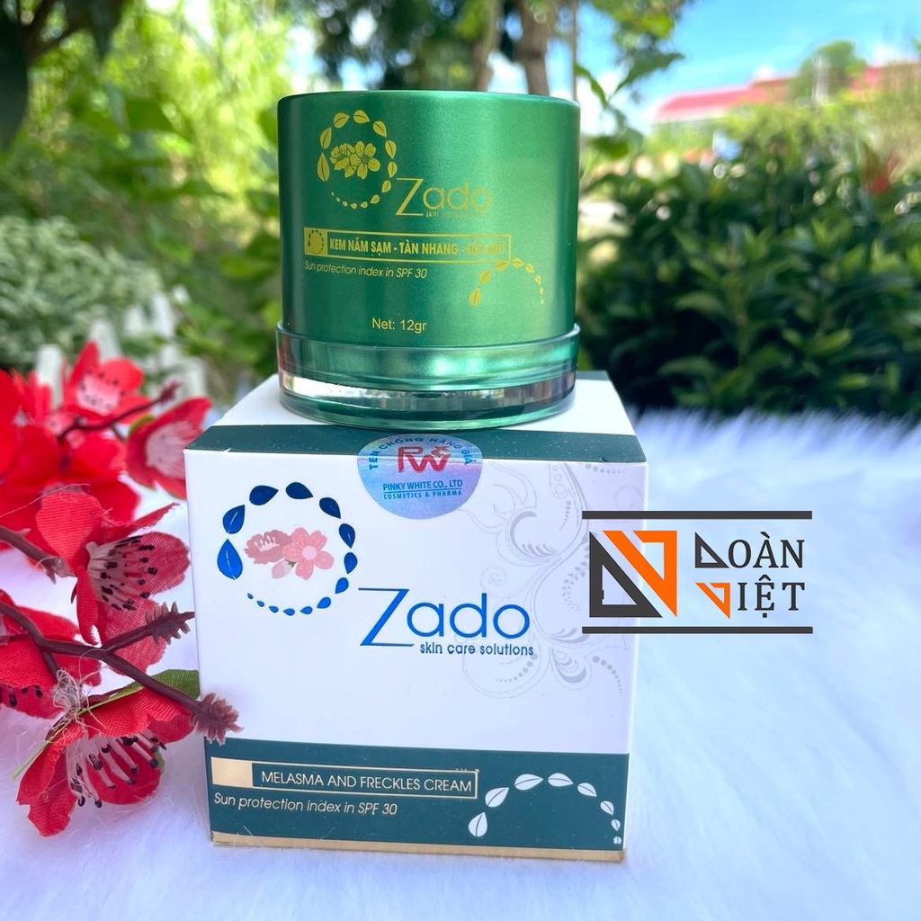 Kem Face ZADO - ngừa Mụn, Tàn nhang đồi mồi, Sạm nám, dưỡng da trắng hồng mịn màng, tươi trẻ . Hàng công ty
