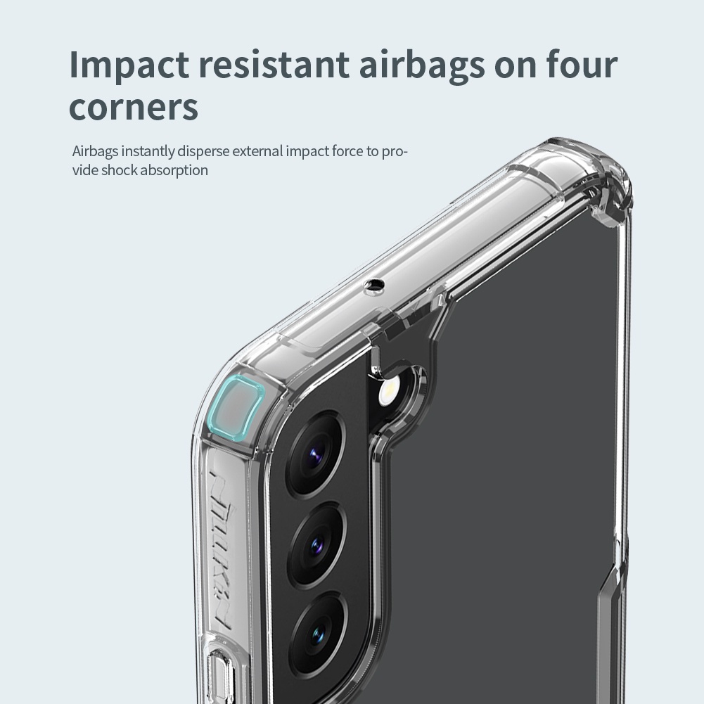 Ốp lưng dành cho Samsung Galaxy S22 Nillkin trong suốt chính hãng