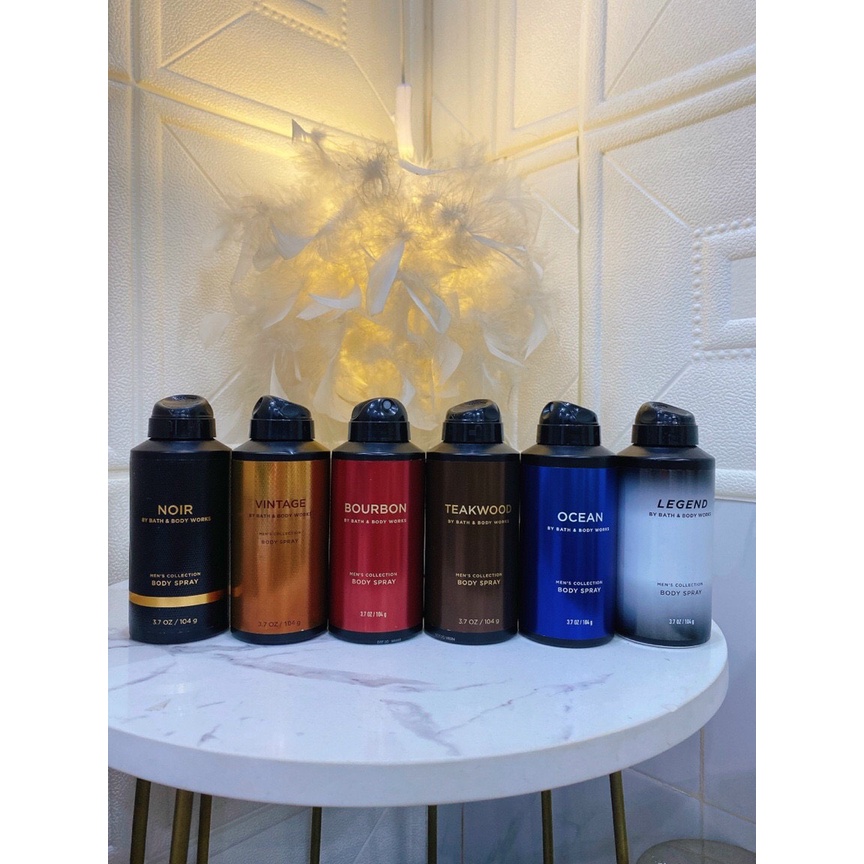 Xịt Thơm Toàn Thân Cho Nam Bath & Body Works Body Spray - BBW.VN