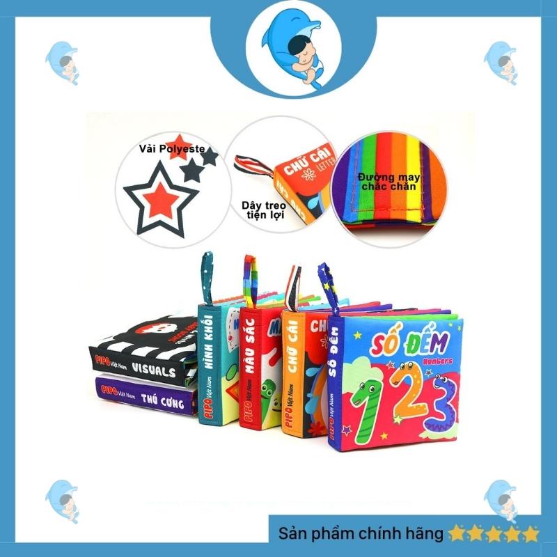 Sách Vải Giúp Bé Chơi Tự Lập, Kích Thích Phát Triển Thị Giác An Toàn Cho Bé