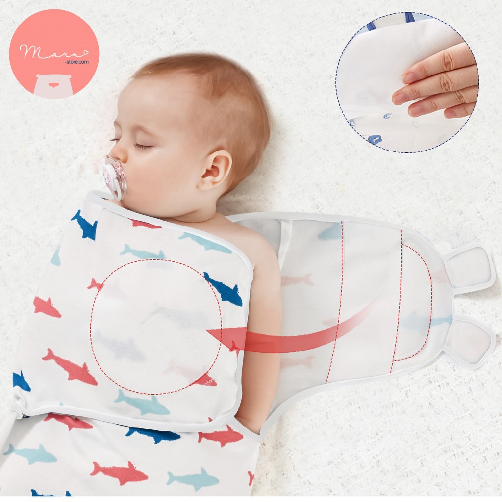 [Tặng ty giả] Khăn quấn swaddle CROWNED LOVE