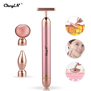 Máy Mát Xa Ckeyin MR511 3 Trong 1 Rung Điện Chuyên Dụng Cho Da Mặt Làm Săn Chắc Cơ Chống Lão Hóa