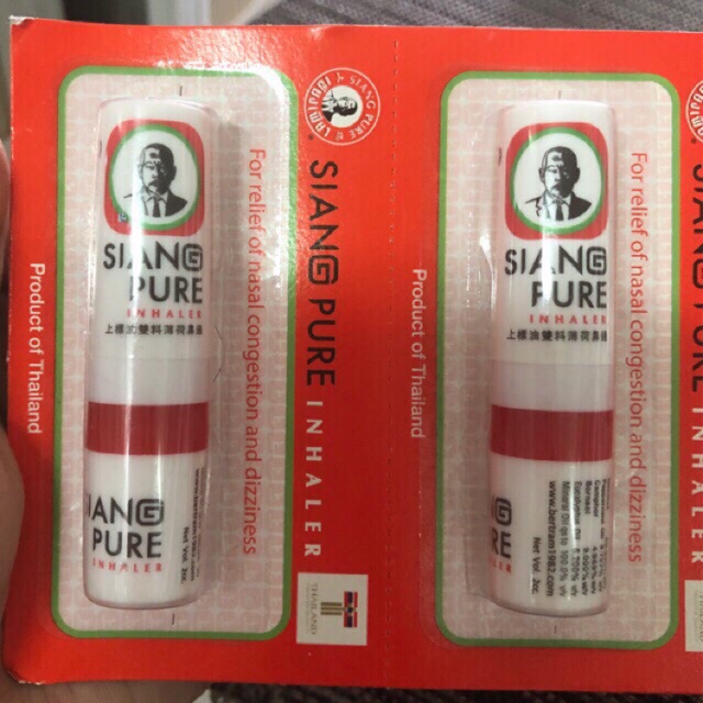 Óng hít mũi siangpure thông mũi cảm cúm