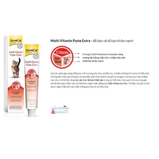 Gimcat- gel dinh dưỡng multi vitamin nhập đức 200gr