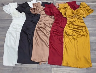 Đầm body phi lụa