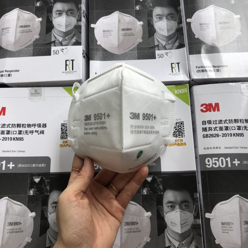[CHÍNH HÃNG] Khẩu trang 3M 9501+ 9502+ KN95