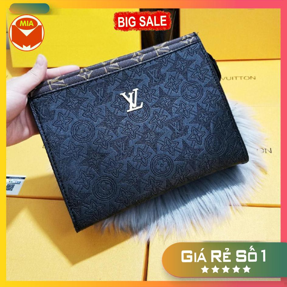 Ví cầm tay nam nữ bản to kẹp nách Unisex đựng điện thoại BTVLV17 MIA SHOP 1994