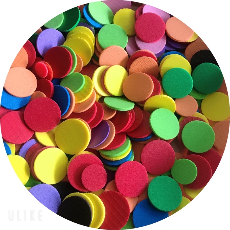 Hơn 100 chấm tròn nỉ đủ size