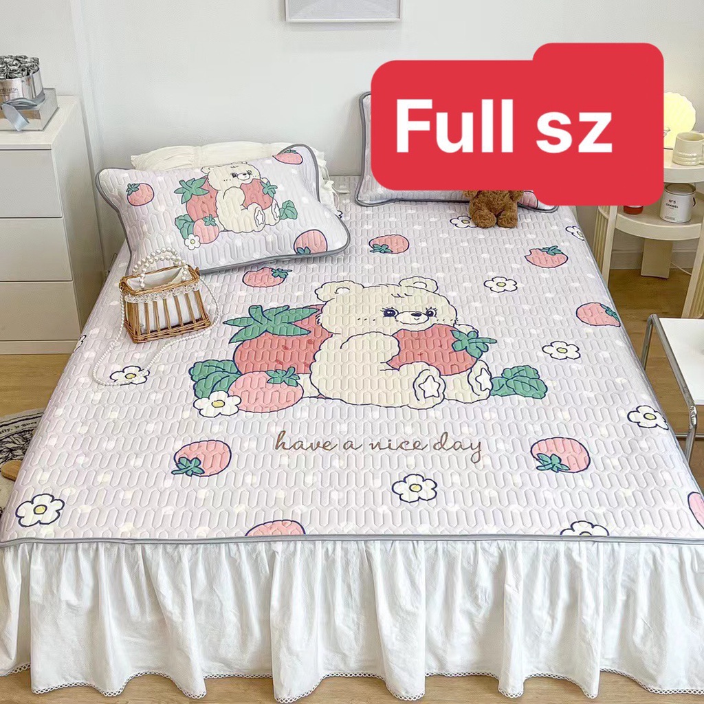 Chiếu điều hòa cao su non Latex 9D làm tấm bảo vệ nệm mát lạnh, cam kết hàng loại 1