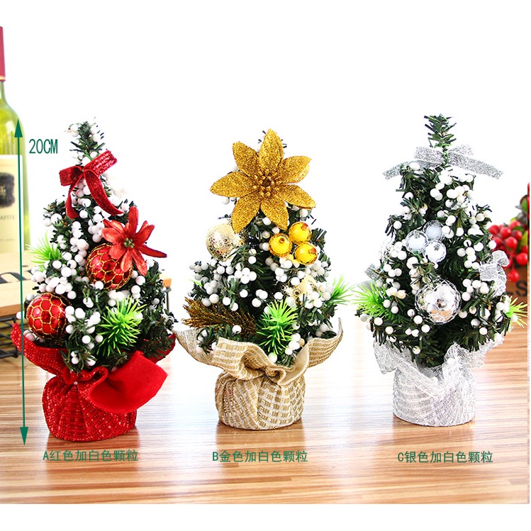 Cây thông noel mini 20cm 365 dùng trang trí Giáng Sinh