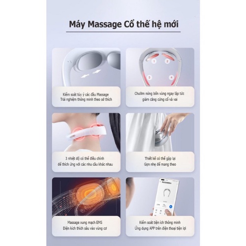 Máy massage cổ Xiaomi Jeeback G6