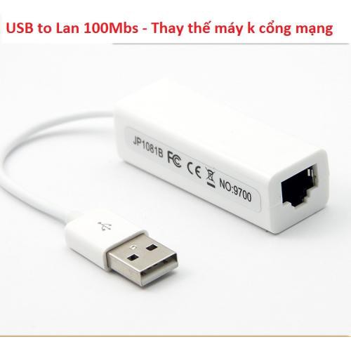 Cáp chuyển đổi USB sang LAN (Trắng) | BigBuy360 - bigbuy360.vn