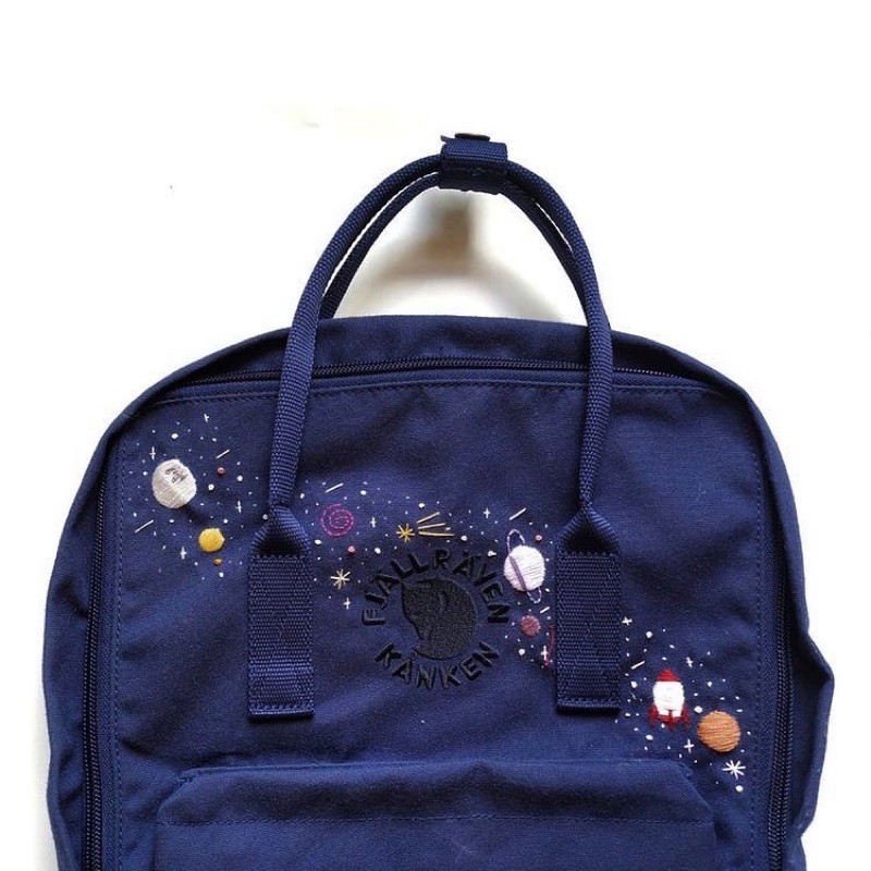 Balo Kanken Logo Thêu Hàng Độc Có Sẵn