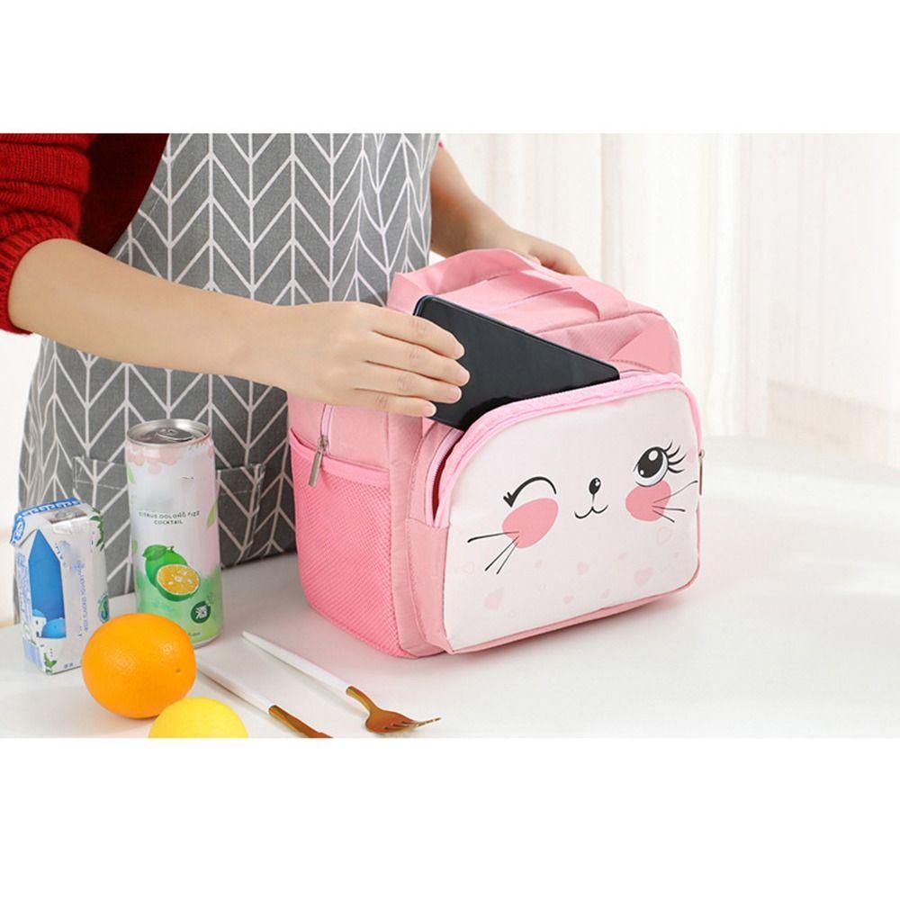 Túi Đựng Hộp Cơm Giữ Nhiệt Di Động Tiện Dụng Mang Theo Du Lịch Cho Bé
