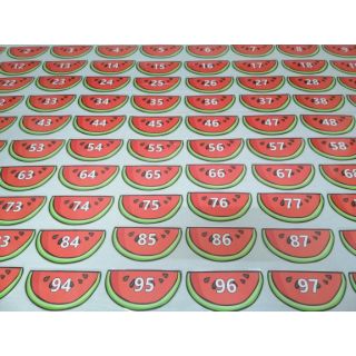 Bộ số đếm 1-100 Dưa Hấu