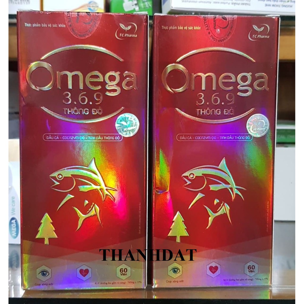 (chính hãng) Omega 369 thông đỏ Dầu cá coenzym Q10