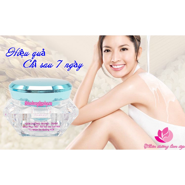 Kem dưỡng trắng, Thâm, Gúp phục hồi, Tái tạo da tươi mới và nhăn da quầng mắt Q2 LENA-IQ - 20g