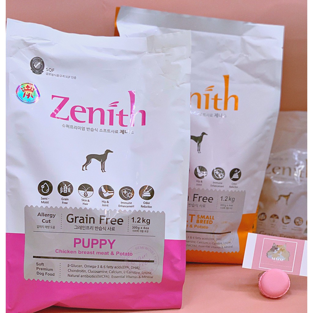 Thức ăn cho chó 😻GIÁ RẺ NHẤT 😻 HẠT MỀM ZENITH CHO CHÓ CON, CHÓ TRƯỞNG THÀNH 1.2KG