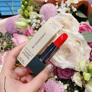 Son burberry 412 orange red đỏ cam