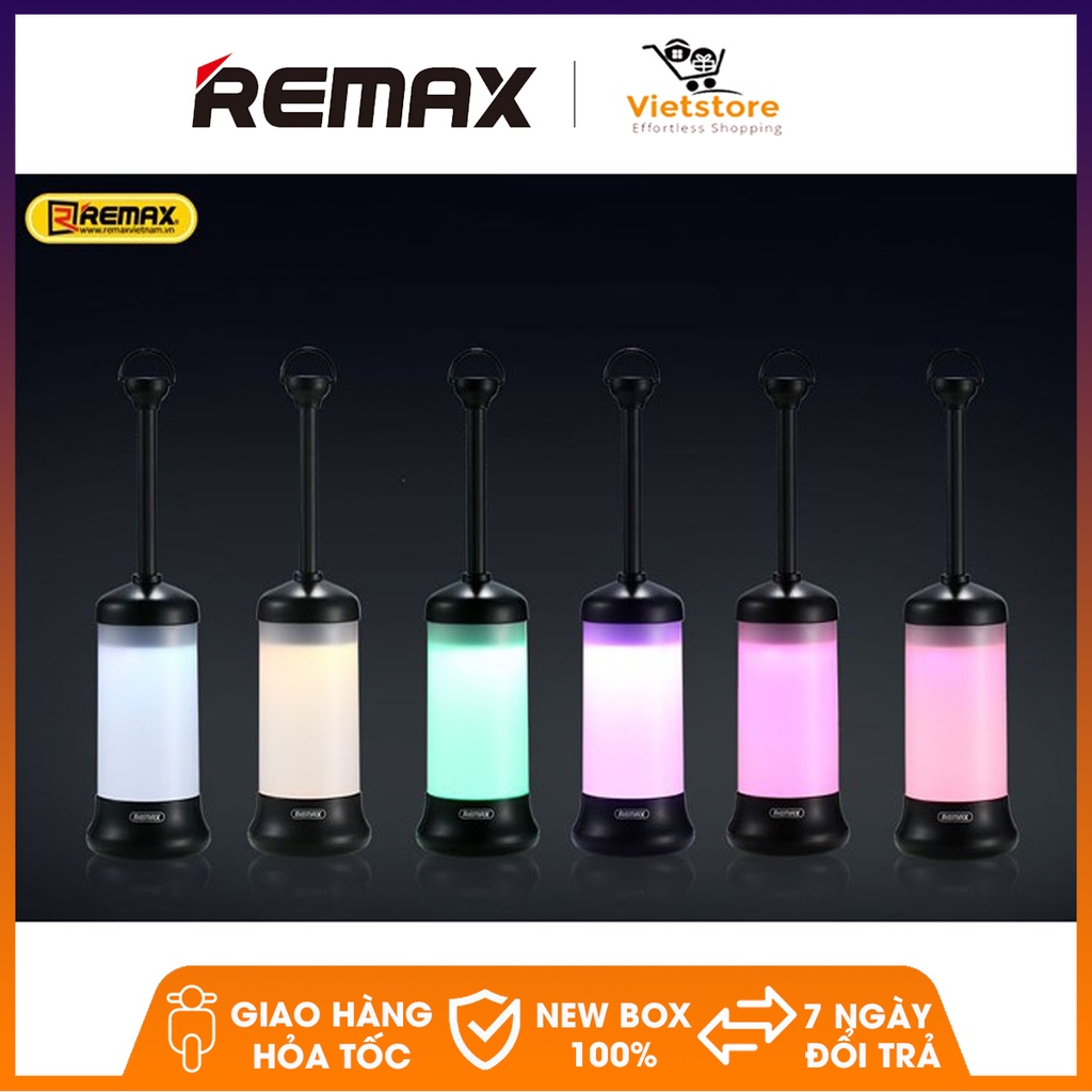 Đèn cầm tay đa năng độc đáo kiêm đèn ngủ đổi mầu Remax RT C05