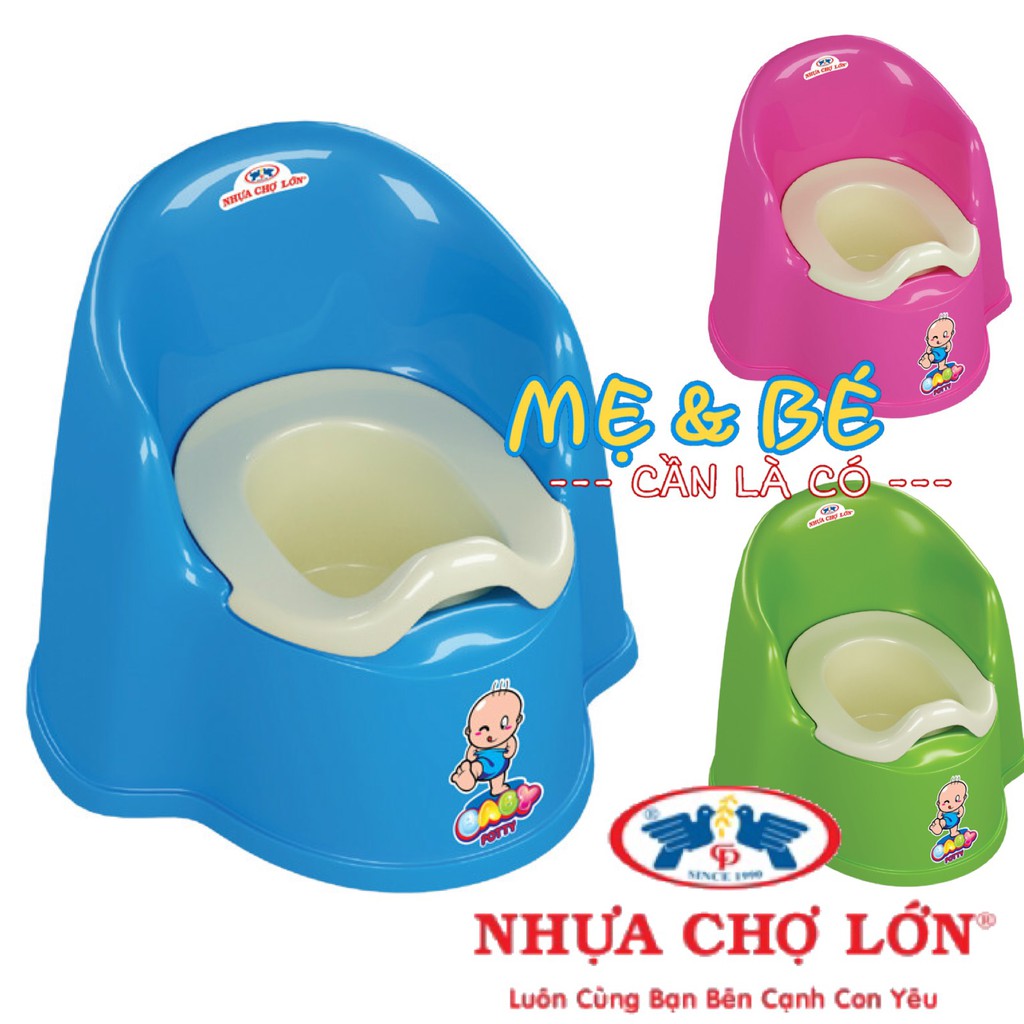 BÔ GHẾ TRẺ EM NHỰA CHỢ LỚN