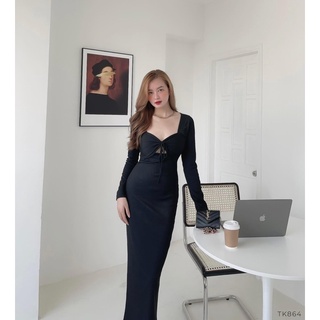 Đầm suông🌷Hình thật 100%🌷Đầm thun suông đan chéo eo