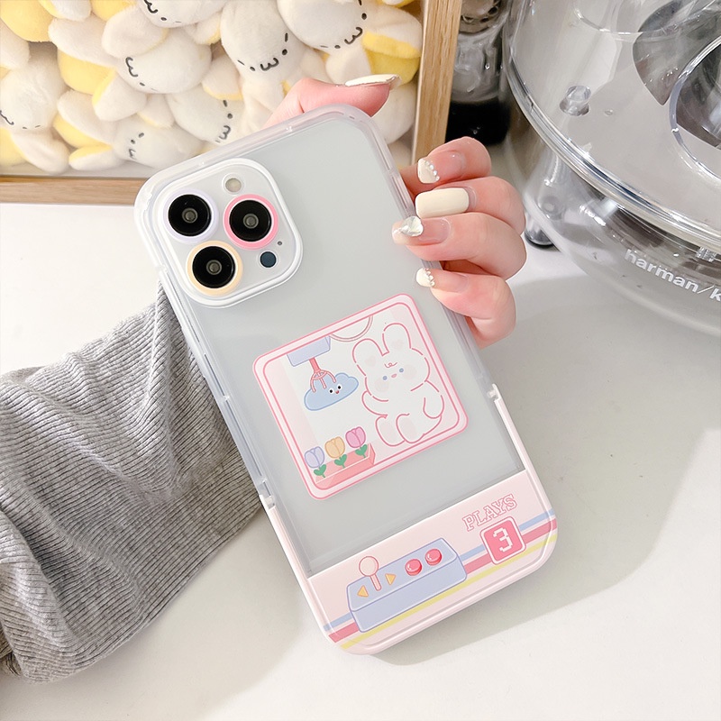 Ốp lưng iphoneỐp Điện Thoại  Kèm Giá Đỡ Tàng Hình Họa Tiết Hoạt Hình Dễ Thương Cho iphone 14 / 13Pro 12 / xs / 6 / 7 / 8PLUSDinuo case