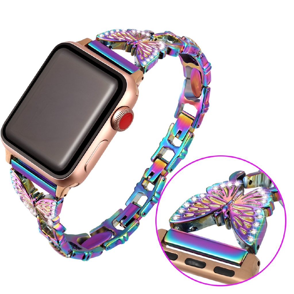 Dây Đeo Inox Cho Đồng Hồ Thông Minh Apple Watch Series 8ultra 7 6 5 4 3 Iwatch 38mm 40mm 41mm 44mm 45mm 49mm