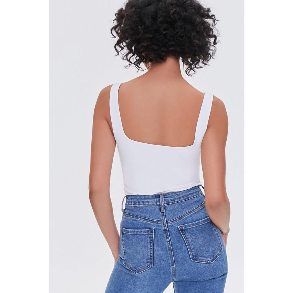 Bodysuit Nữ 2 Dây Square Neck Vnxk Hãng  F21 / Chất Thun Spandex / Co Giãn / Nhiều Màu | BigBuy360 - bigbuy360.vn