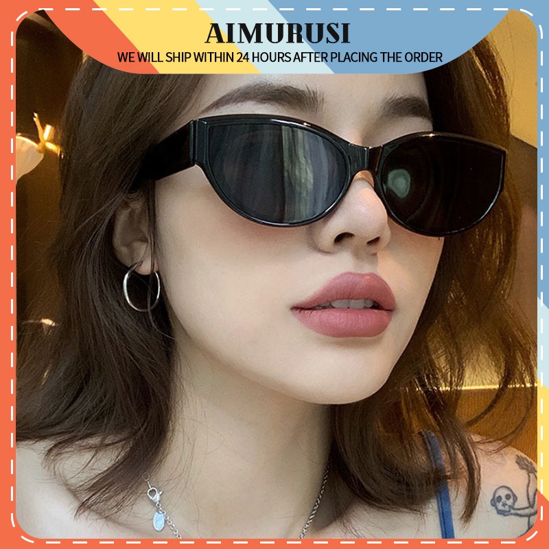 (AIMURUSI) COD Kính Mát Gọng Chống Tia Uv Phong Cách Hip Hop Thời Trang