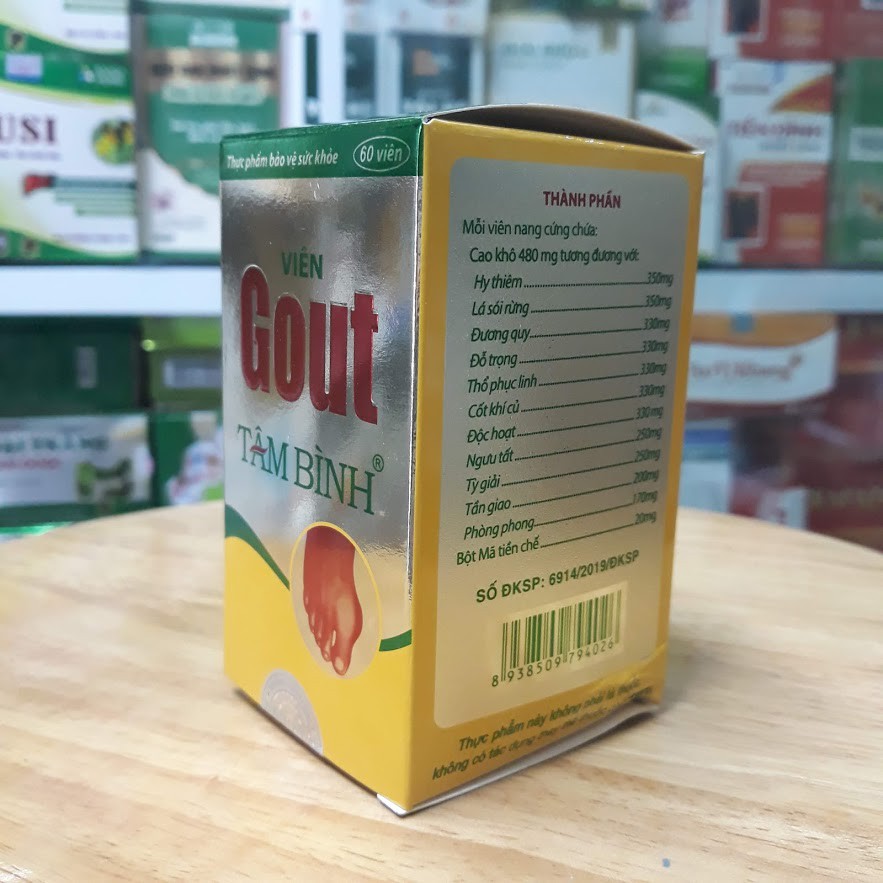 Viên Gout Tâm Bình 60 viên