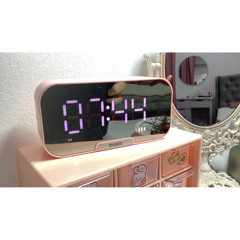 Loa Bluetooth Đồng Hồ Led