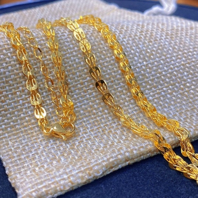 Dây Chuyền Đuôi Phụng Chuẩn màu 18k 24k xịn xò - Trang Sức Nữ Đẹp Giá Rẻ - Queen Jewelry
