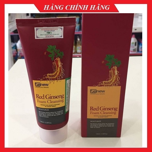 MẪU MỚI HỘP VÀNG-  Combo 2 Tuýp Sữa rửa mặt sâm xóa nám, xóa tàn nhang, dưỡng trắng da mặt BENEW Hàn quốc 100ml/Tuýp