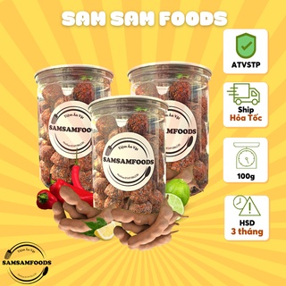 Me cay sấy muối ớt siêu ngon hũ 500g Tiệm Ăn Vặt Sam Sam