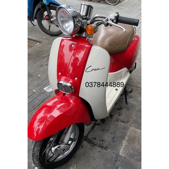 xe máy 50cc crea màu đỏ