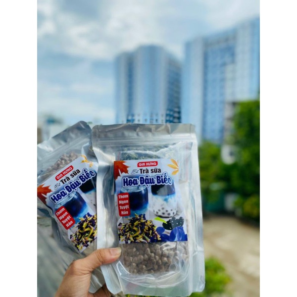 Trà Sữa Hoa Đậu Biếc 450gr Có Bán Sỉ [Loại Đặc Biệt] Hàng Ngon Nhà Làm