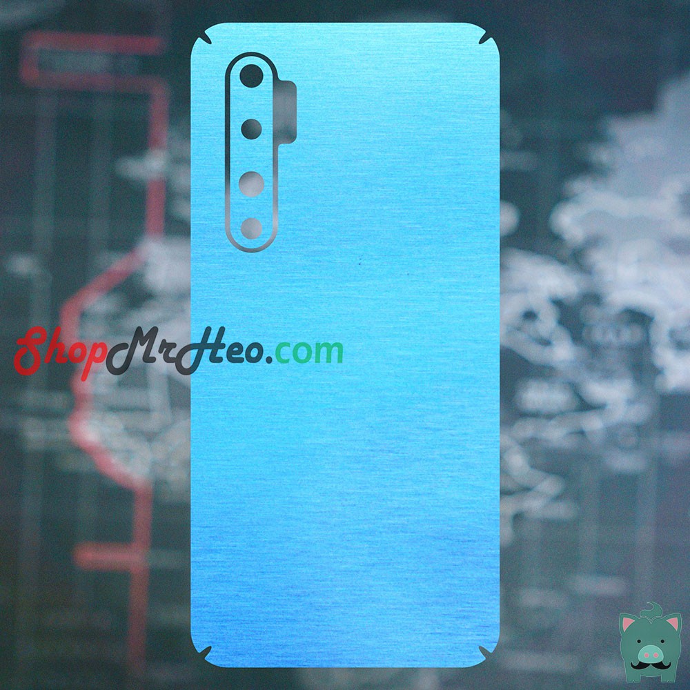 Dán Skin Mặt Sau Lưng Vân Nhôm Xiaomi Mi Note 10 - Note 10 Pro - Mi CC9 Pro - Mi Note 10 Lite