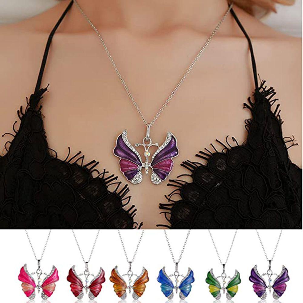 EUTUS Vòng Cổ Choker Mặt Hình Bướm Mới Quyến Rũ Dành Cho Nữ