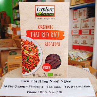 Nui ốnng hữu cơ gạo lứt 250g